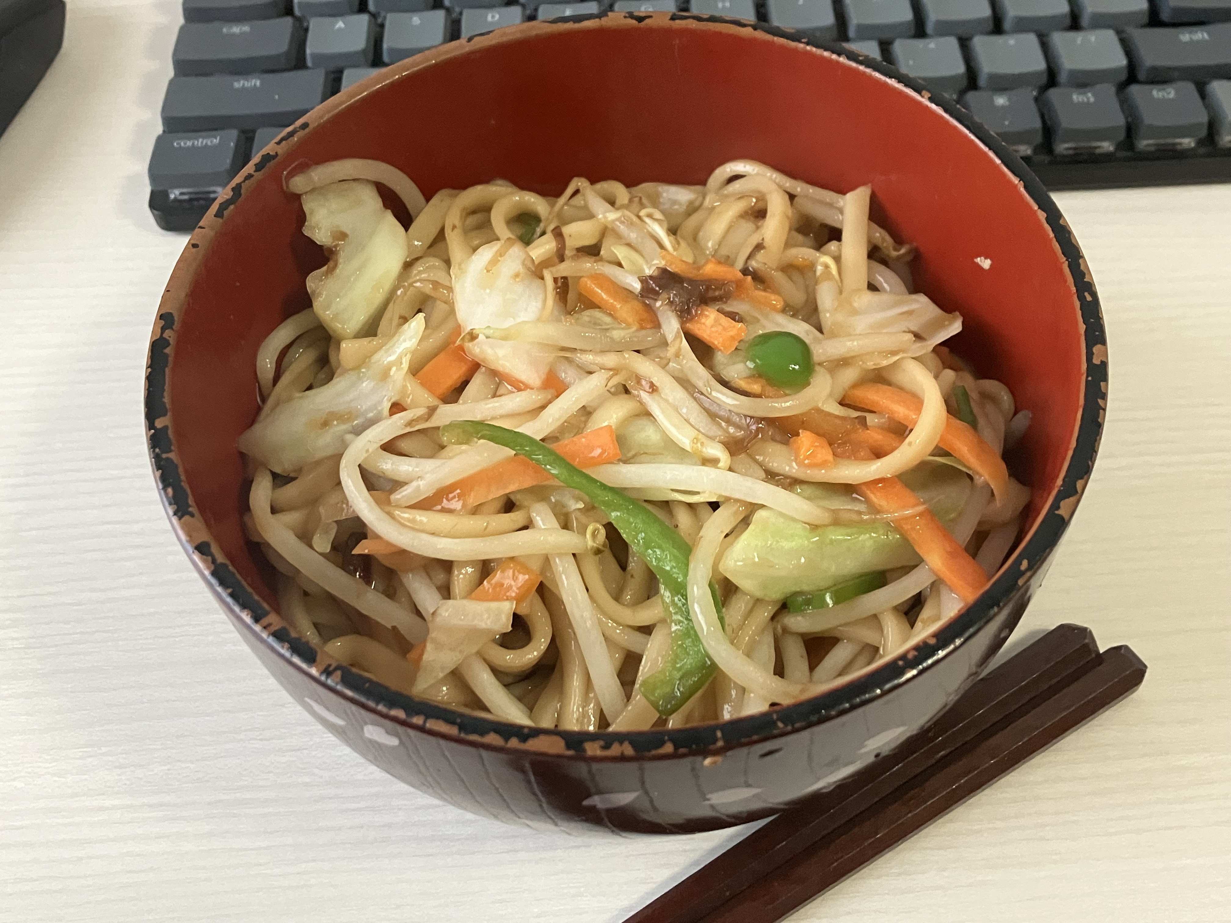 野菜パックを使った焼きそば